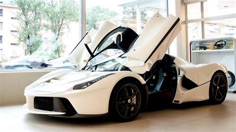 White Ferrari Laferrari Wallpaper