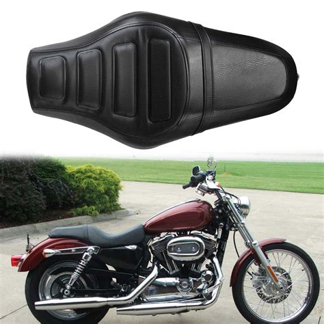 Motorcycle Driver Passenger Two Up Seat For Davidson Sportster