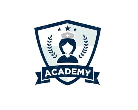 Premium Vector | Nurse academy logo designs for medical school logo and ...