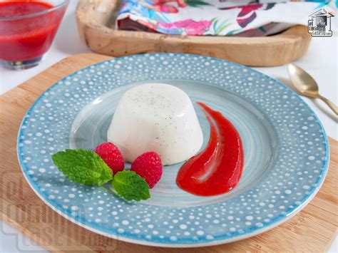 Panna Cotta Con Coulis De Frambuesa El Cocinero Casero Postres