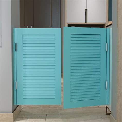 Cafe Door Door Solid Wood Louvered Cafe Salon Doors With Hinges Indoor