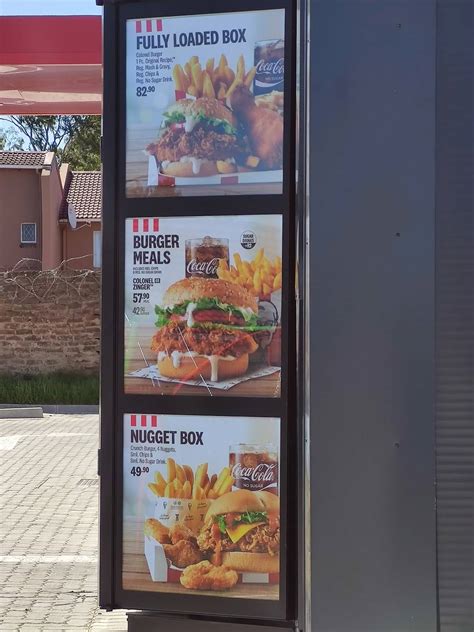 Menu At Kfc Qonce Maitland Road Restaurant South Africa