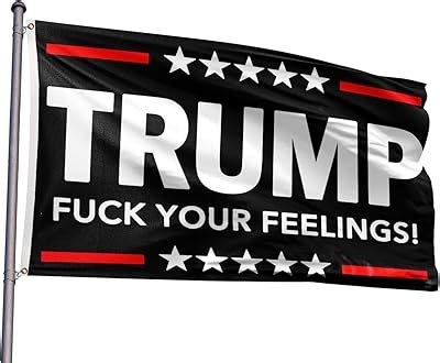 Amazon IWERBTEDOSE Fuck Donald Trump Premium Flag Double Sided