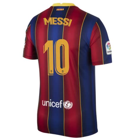 Fc Barcelone Domicile Maillot Messi Maillots Football