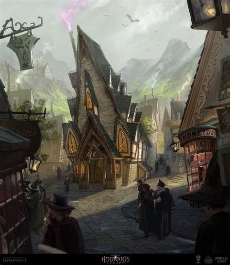 Hogsmeade Concept Artwork Hogwarts Legacy Art Gallery