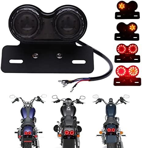 DREAMIZER Universal 40 LED Dual Motorrad Rücklicht Bremslicht Blinker