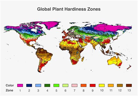 Global Plant Hardiness Zones | Interior Design Ideas