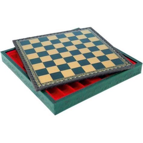 Napoleon in Russia: Handpainted Chess Set With Leatherette Chessboard ...