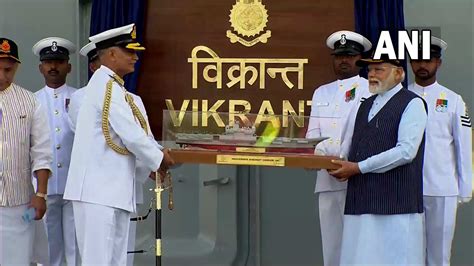 Ins Vikrant Live Modi Commissions Indigenously Built Aircraft Carrier