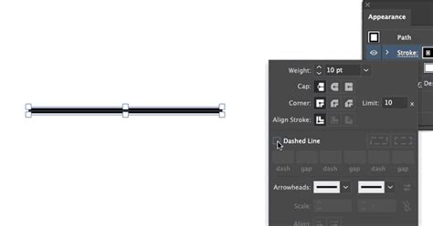 How To Make A Dashed Line In Illustrator Pixel Bracket