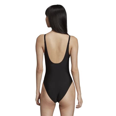 Adidas Originals Traje De Baño Para Mujeres Adidas Trefoil Negro Dressinn