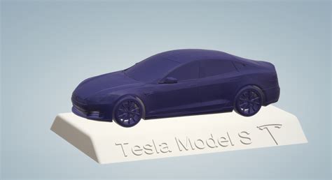 Free Stl File Tesla Model S 3d Model Car Custom 3d Printing Stl File 🚗 ・3d Printer Model To