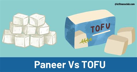 Paneer vs Tofu - IC Fitness Club