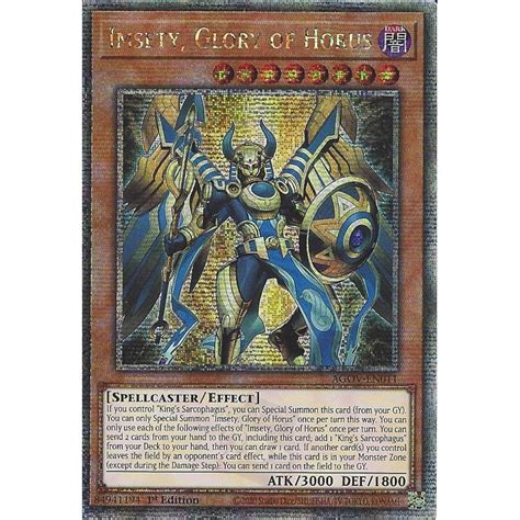 Yu Gi Oh Trading Card Game Agov En Imsety Glory Of Horus Quarter