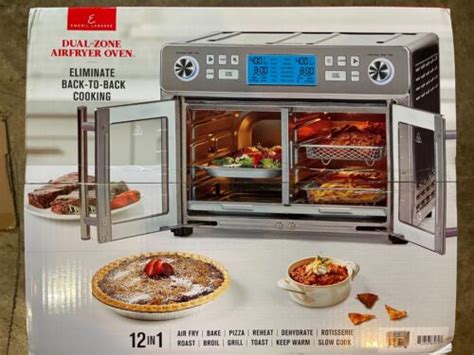 New Emeril Lagasse French Door Dual Air Fryer Oven Efddz Ebay