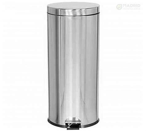 Rubbermaid Papelera Con Pedal Acero Inox Capacidad 5 6 A 30 3 Litros