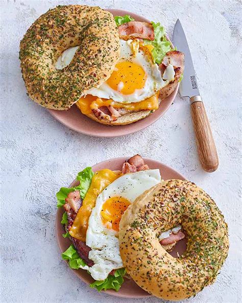 Recette Bagels Au Bacon Et Au Cheddar Marie Claire