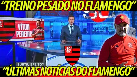 TREINO PESADO DE VITOR PEREIRA no FLAMENGO MUDANÇAS no FLAMENGO