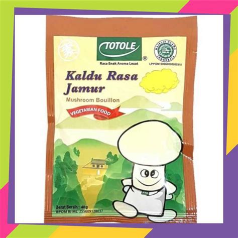 Jual Totole Kaldu Jamur Penyedap Rasa Non MSG Halal 40gr Paceemacee