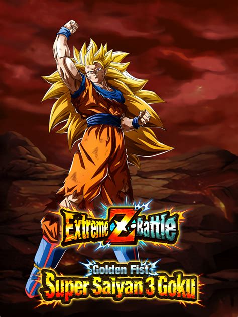 Tactics Extreme Z Battle Golden Fist Super Saiyan 3 Goku Dragon Ball Z Dokkan Battle Wiki