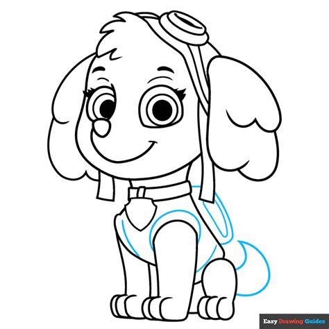 Skye Paw Patrol Clip Art Black And White Paw Patrol Princess Skye By