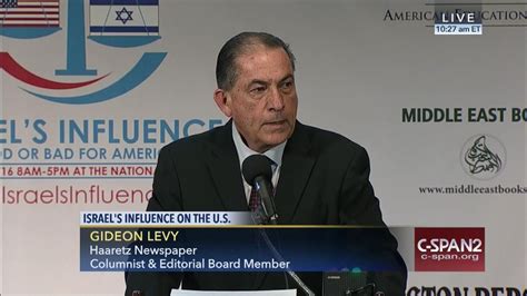 Gideon Levy on U.S.-Israel Relations | C-SPAN.org