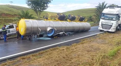 Caminhoneiro Cita Desn Vel Na Pista Como Causa Do Acidente Que Matou