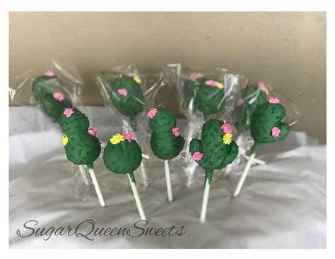 Cactus Cake Pops Etsy