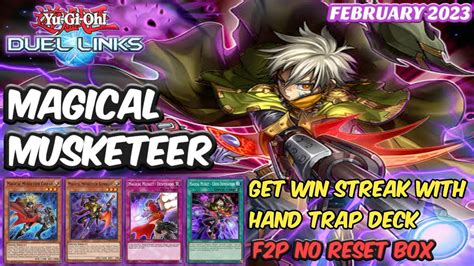 Easy Win Hand Trap Power Magical Musketeer Yu Gi Oh Duel Links