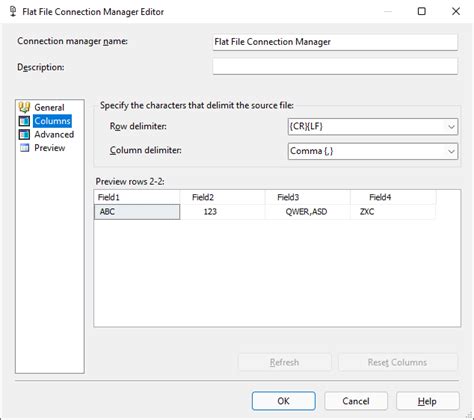 Sql Server Ssis How To Import Csv With Only 1 Text Qualifier