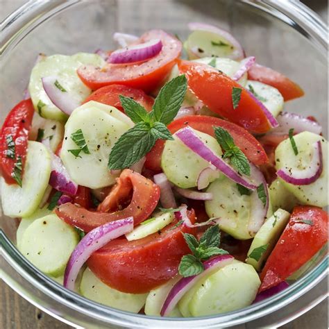tomato cucumber onion salad recipe