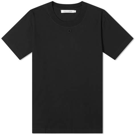 Craig Green Embroidered Hole T Shirt Black End Kr