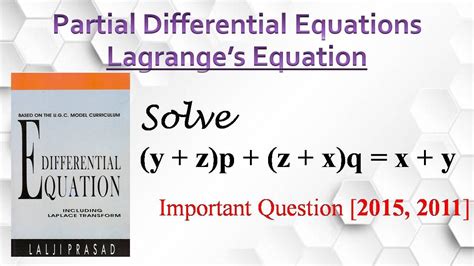 Solve Y Z P Z X Q X Y Partial Differential Equations