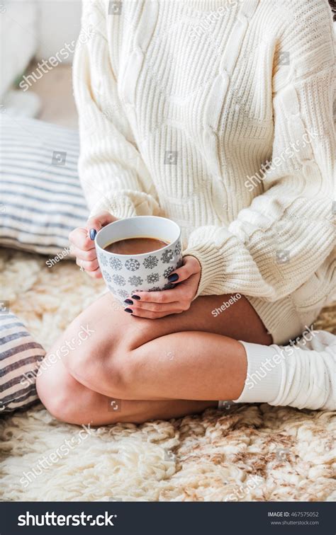 Woman Cup Hot Chocolate Stock Photo 467575052 Shutterstock
