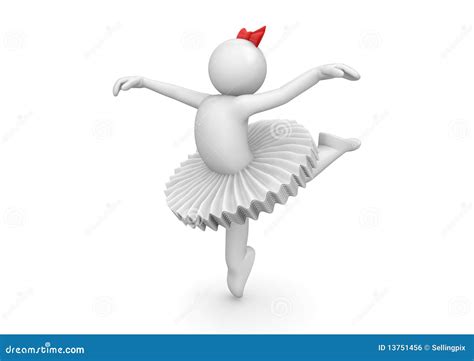 Ballerina dancing in tutu stock illustration. Illustration of flying ...