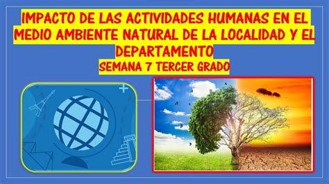 Acelerar Interior Descompostura Las Actividades Humanas Y El Medio