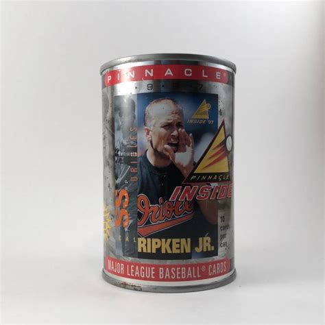 Vintage Pinnacle Inside Mlb Baseball Cards In A Can Featuring