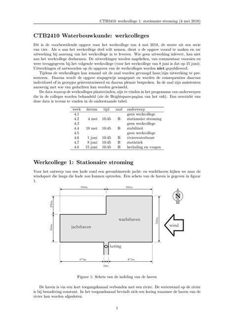 Werkcollege 1 Werkcollege 1 CTB2410 Werkcollege 1 Stationaire