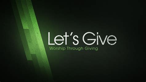 Let S Give Worship Through Giving Part 3 Pastor Anthony Cox