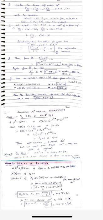 Solved Separation Of Variables Consider The Linear Partial Chegg