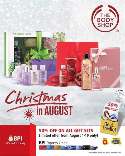 Manila Shopper: The Body Shop Gift Sets at 50% off for BPI cardholders