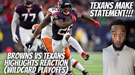 REACTION TO Cleveland Browns Vs Houston Texans Highlights 2023 Super