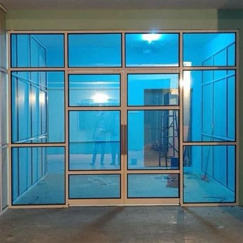 Aluminium Glass Hinged Door At Rs Sq Ft Aluminium Glass Door In