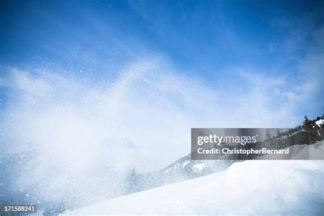 snow blowing  wind stock  high res pictures  images