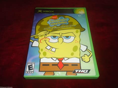 Spongebob Squarepants Battle For Bikini Bottom Xbox Complete Disc