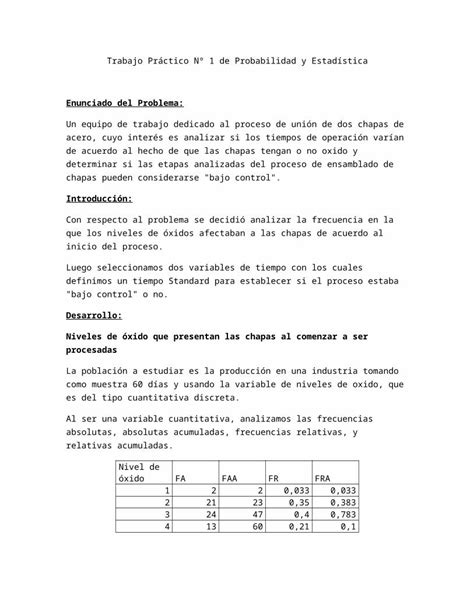 DOCX Trabajo Práctico Nº 1 de Probabilidad y Estadística DOKUMEN TIPS