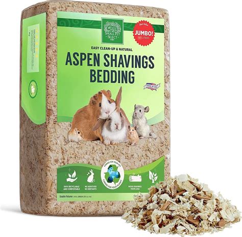 Aspen Shavings Bedding - 100% Heat-Treated Aspen Shavings - Small Pet Select U.S.