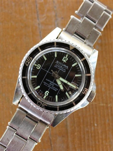 Sicura Jumbo Submarine Diver 400 Crosshair Dial Date Catawiki