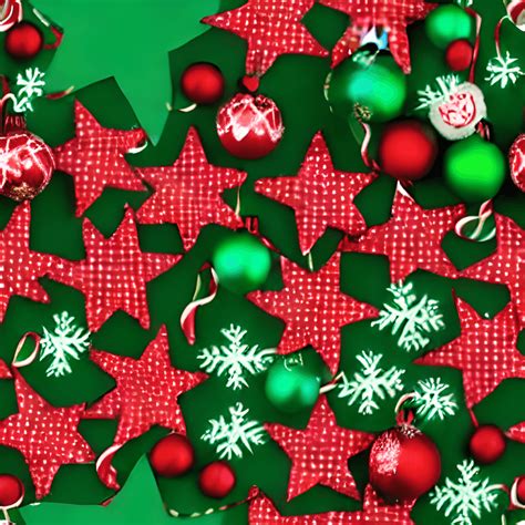 Create a Printable Christmas Scrapbook Paper with Red and Green · Creative Fabrica