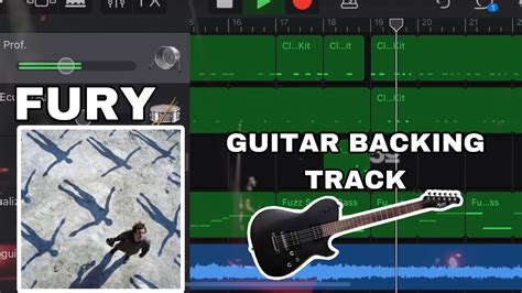 Muse Fury Guitar Backing Track Garageband Coverr Youtube